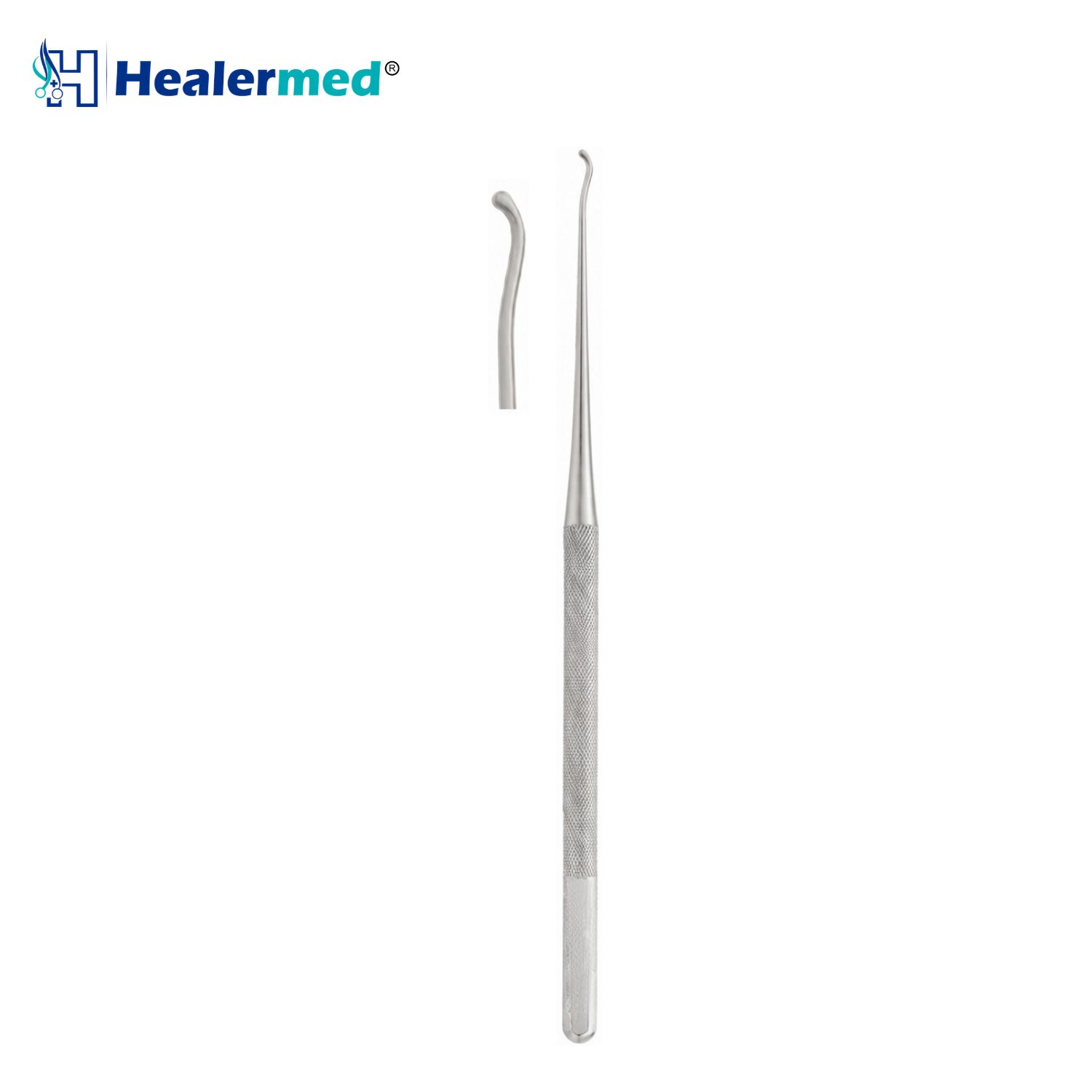 Fisch Dissector Double Curved Right, micro ear dissector, 16cm