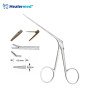Micro Ear Forceps Angled Right Serrated – 4mm x 0.6mm Tip, 8cm