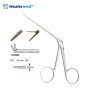 Micro Ear Forceps Bent Up Serrated – 4mm x 0.6mm Tip, 8cm