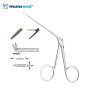 Micro Ear Forceps Bent Up Serrated – 4mm x 0.8mm Tip, 8cm
