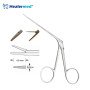 Micro Ear Forceps Straight Serrated – 4mm x 0.6mm Tip, 8cm
