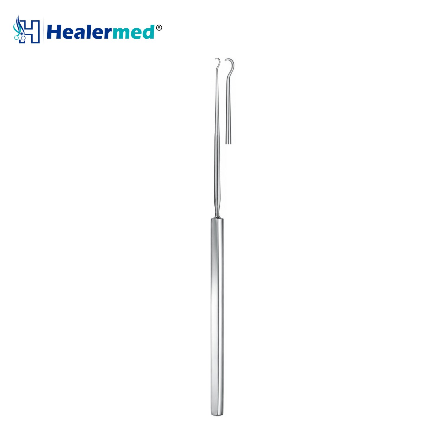 Hartmann Hook Curved, micro ear hook, 16cm