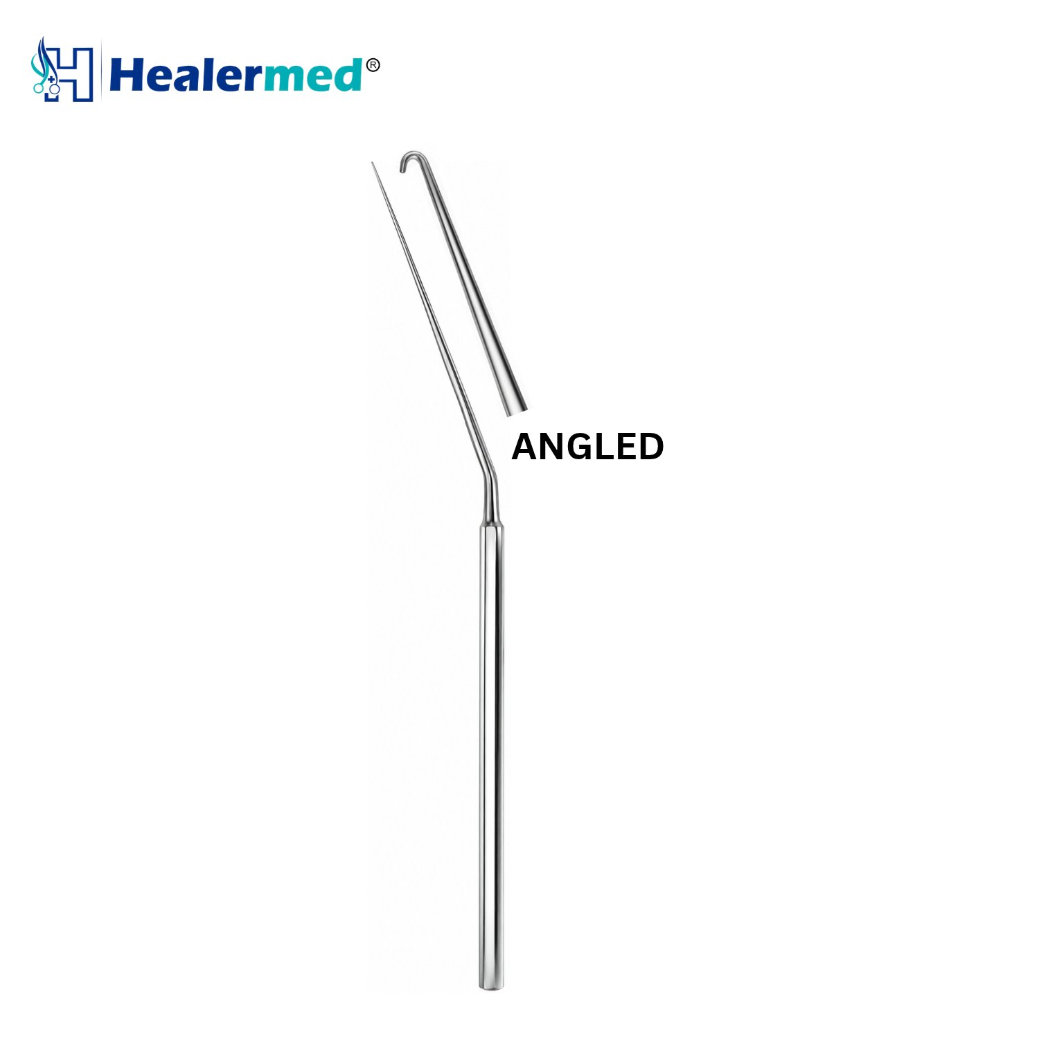 McGee Hook Bent Downwards, micro ear hook, 15.5cm