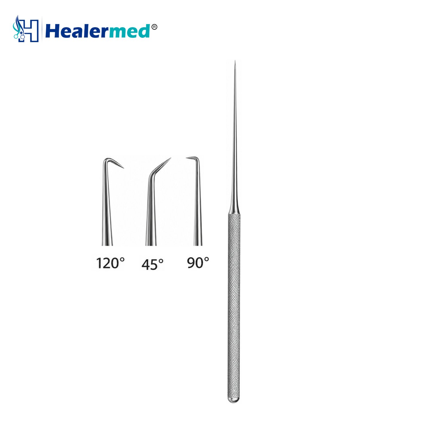 Wullstein Hook 90 Degree, micro ear hook, 16cm