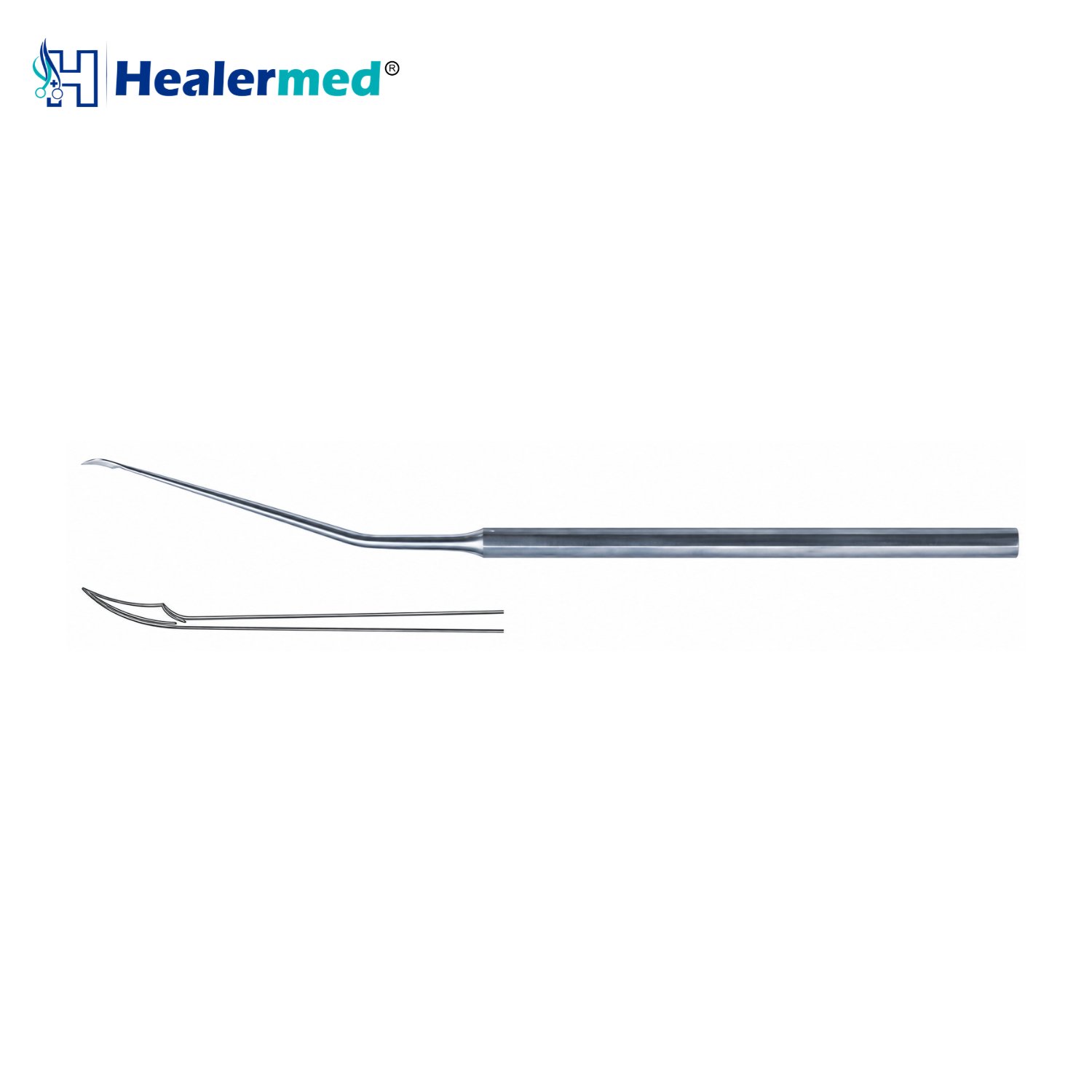 Angled Sickle Schuknecht Micro Ear Knife, 14.5cm