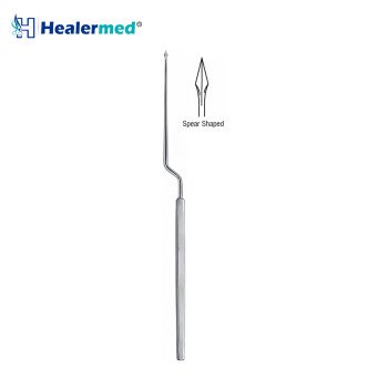 Lucae Bayonet Spear Shaped Politzer Micro Ear Needle – 18cm
