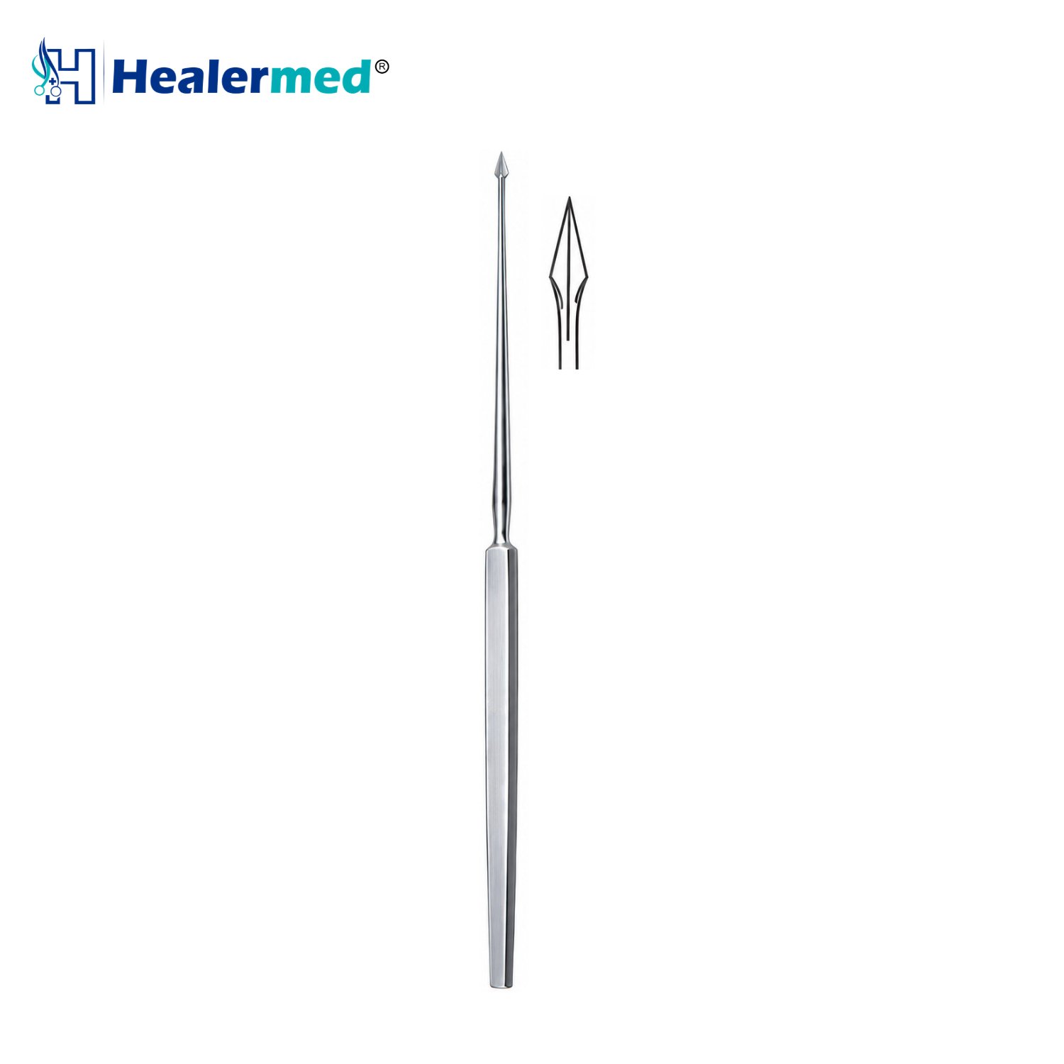 Politzer Micro Ear Needle, 17.5cm