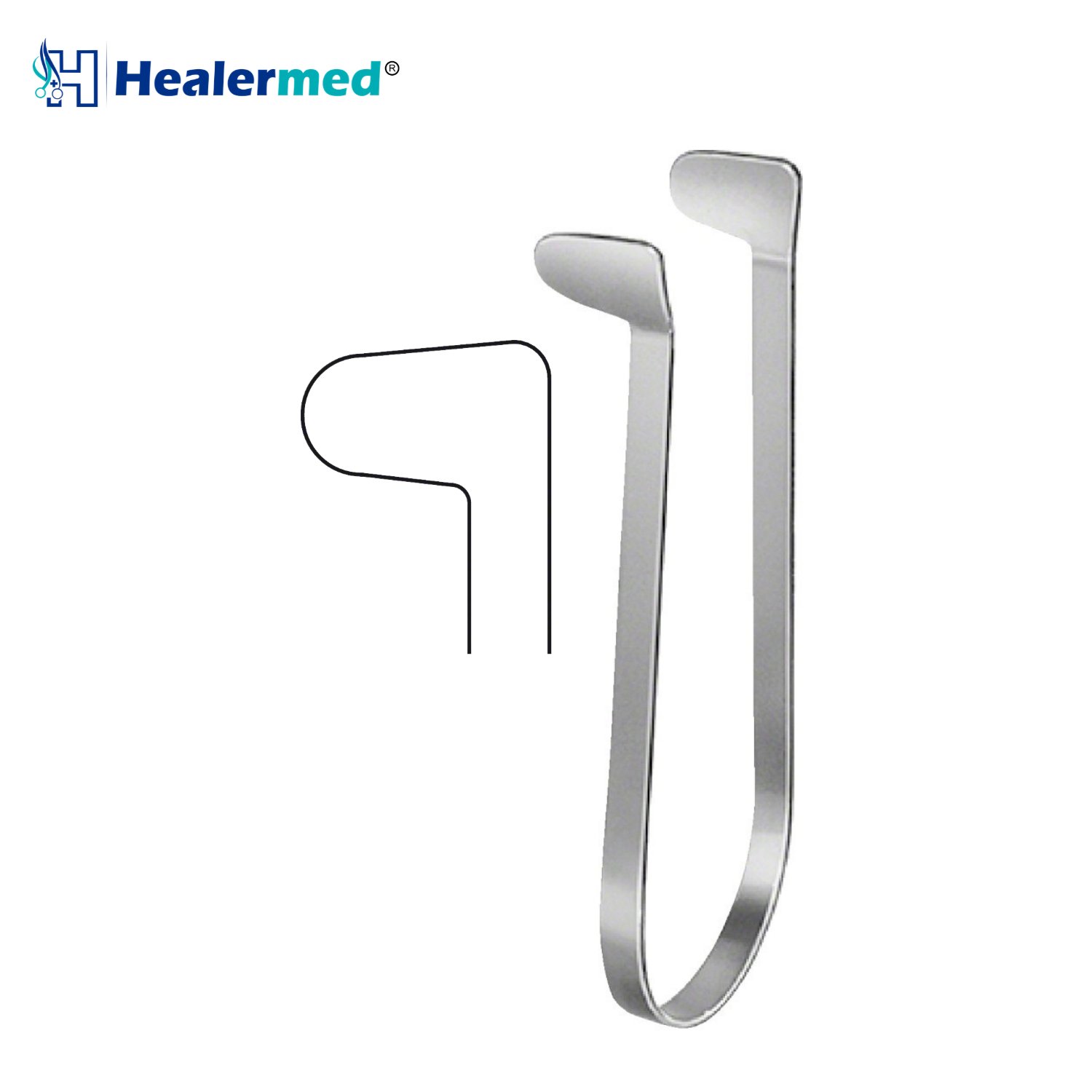 Thudichum Nasal Speculum (Mark Hovell) 7.5cm, nasal speculum