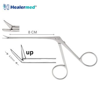 Shea-Bellucci Micro Ear Scissors Bent Up – 8mm Blades, 8cm