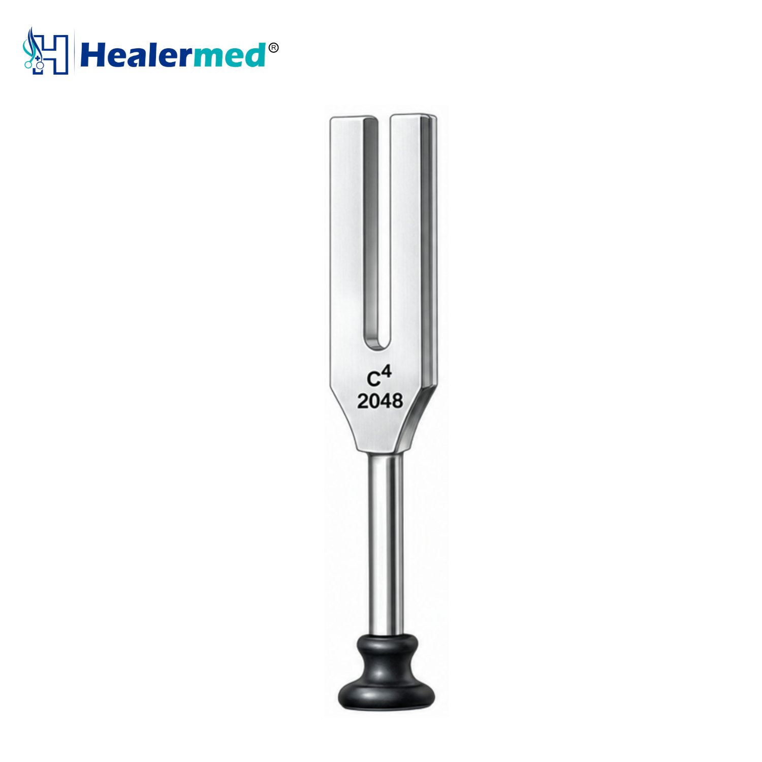 Lucae Tuning Fork with Foot C4 2048 Hz, medical tuning fork