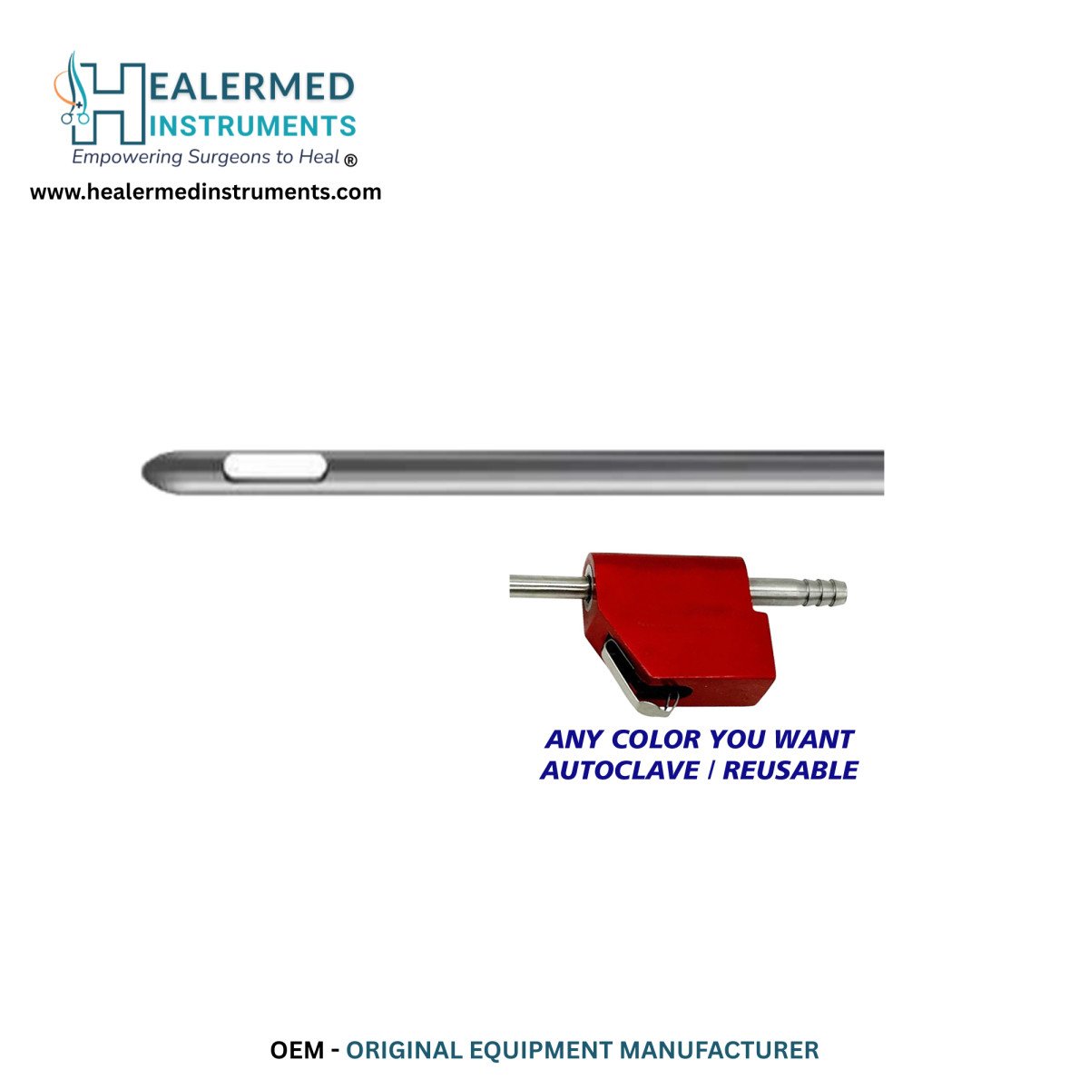 MicroAire-Compatible Cobra Bibevel Cannula