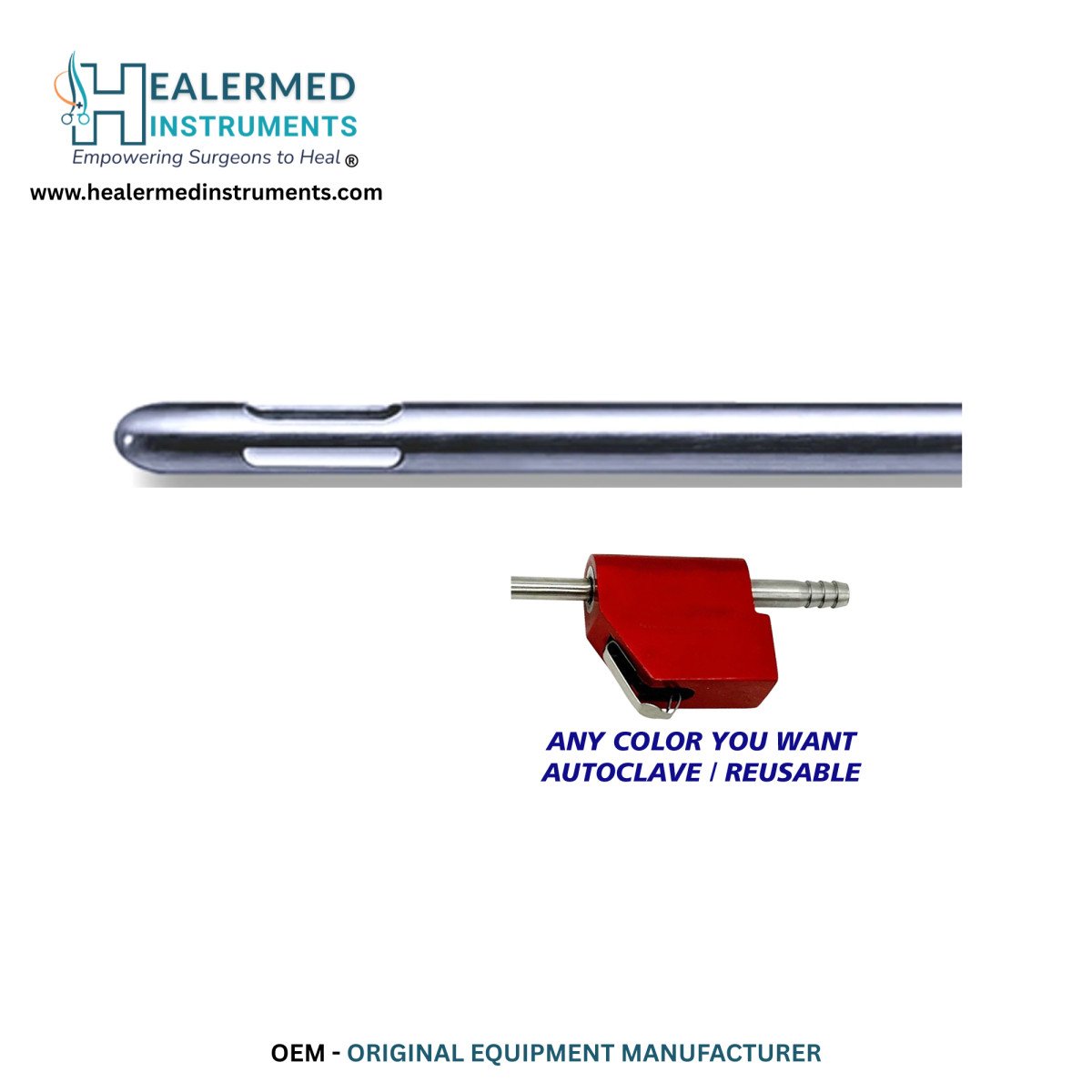 MicroAire-Compatible Mercedes Tip Liposuction Cannula