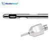 BeautiFill laser compatible Spiral Port Cannula, German stainless steel