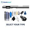 3 spiral port Carraway style liposuction cannula, German stainless steel