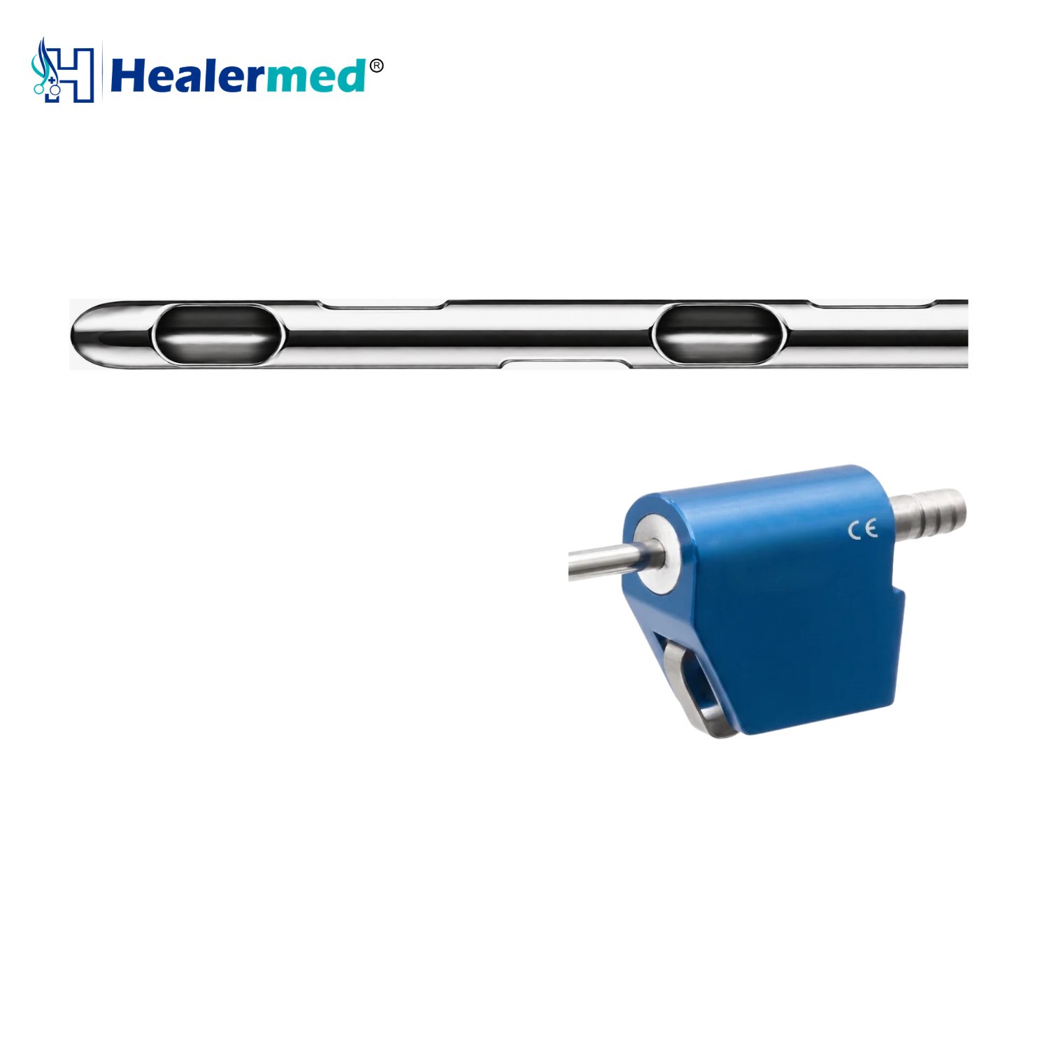 MicroAire PAL compatible 6 spiral port liposuction cannula