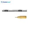 Threaded fitting 6 spiral port liposuction cannula, German stainless steel