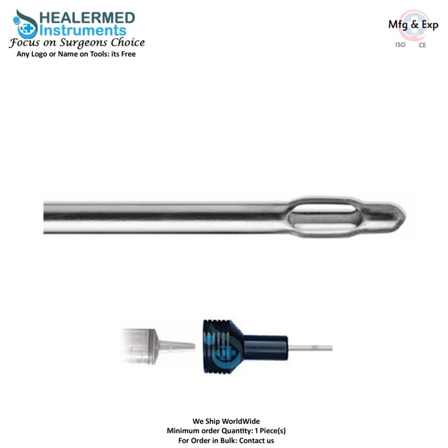 Basket Shaped Liposuction Cannula 60cc tommey hub connector