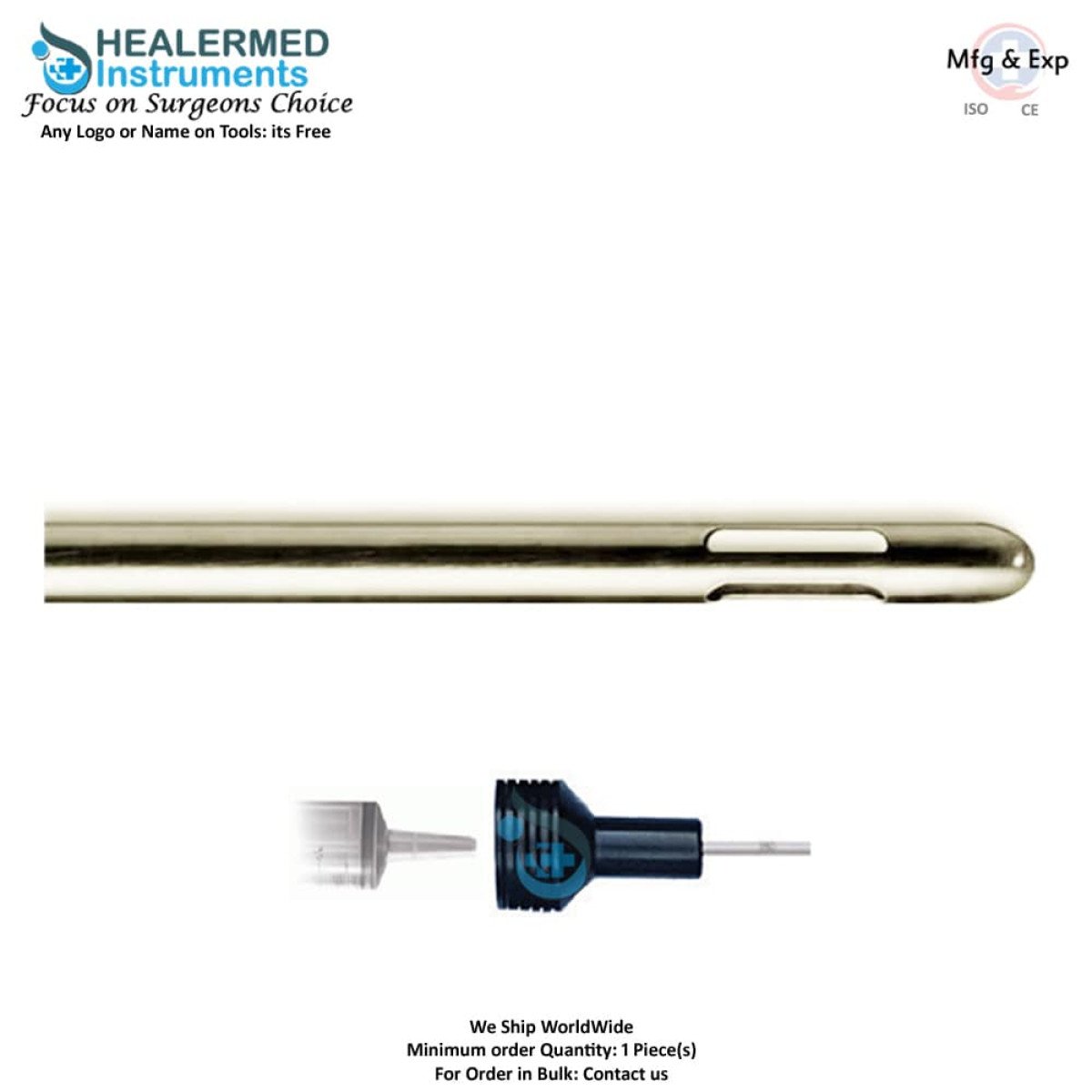 Mercedes liposuction cannula 60cc tommey hub connector