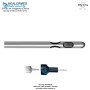 One Central Port and Two Parallel Ports Liposuction cannula 60cc tommey hub connector
