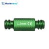 Anaerobic fat transfer adapters in seven bore sizes from 1.0mm to 3.0mm, German stainless steel