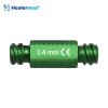 Anaerobic fat transfer adapters in seven bore sizes from 1.0mm to 3.0mm, German stainless steel