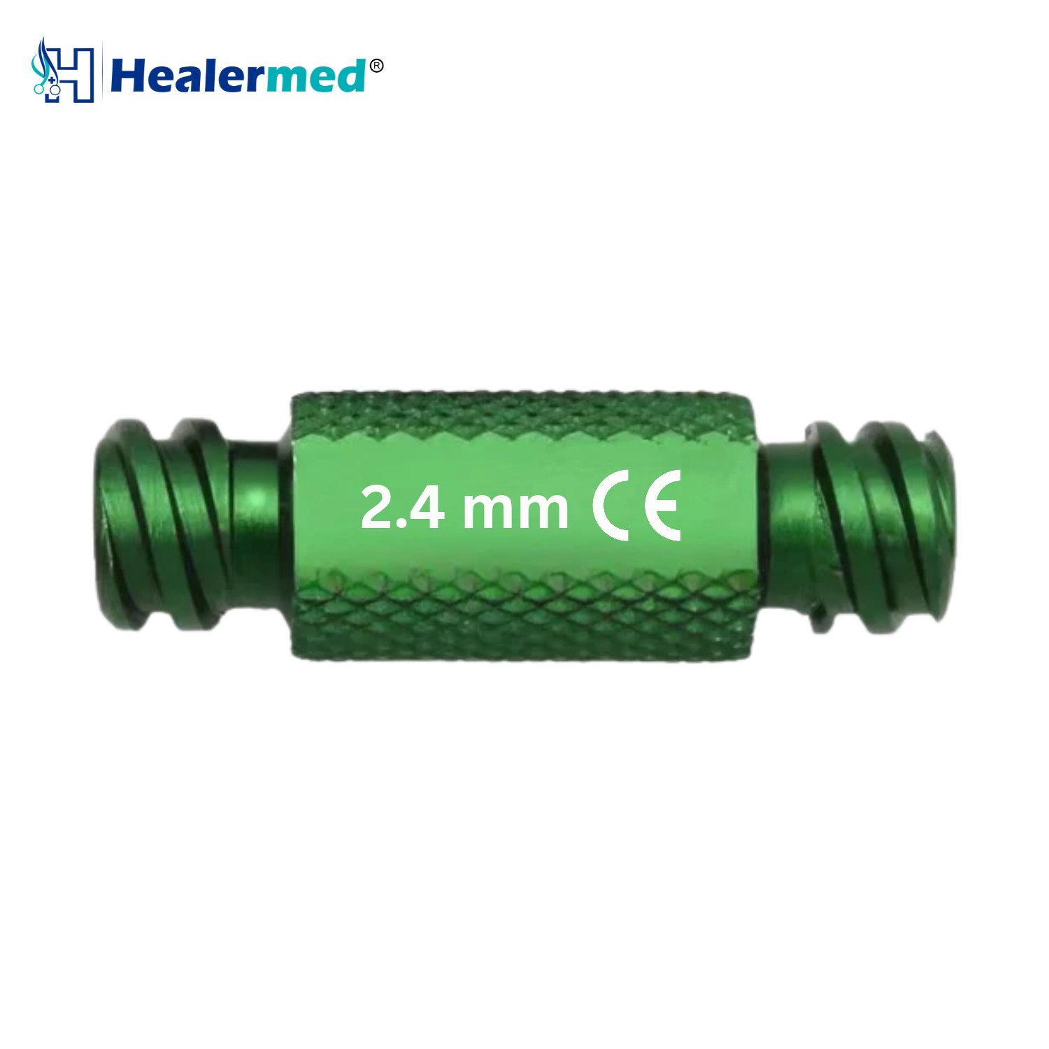 Anaerobic fat transfer adapters in seven bore sizes from 1.0mm to 3.0mm, German stainless steel