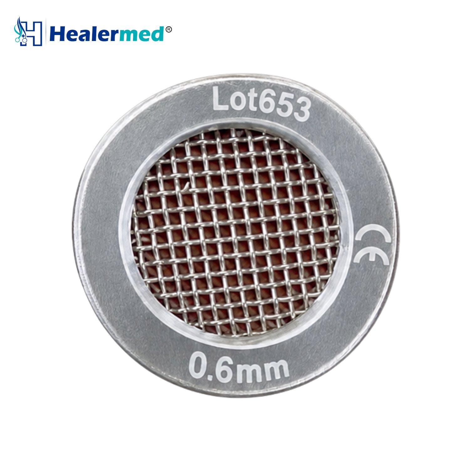 Mesh filters for nano fat transfer in seven grades from 0.2mm to 0.8mm, stainless steel