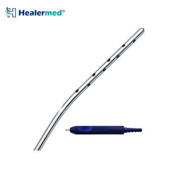 Angled Tumescent Cannula Fixed Power Handle