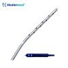 Tumescent angled infiltration cannula showing bent working shaft