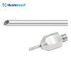 Beveled Hole On Top liposuction cannula with BeautiFill Laser Compatible hub, German stainless steel