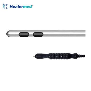 Bi-Port Liposuction Cannula – Black Power Handle
