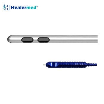 Bi-Port Liposuction Cannula – Grooved Power Handle