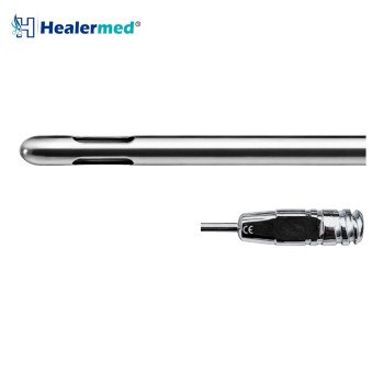 Double Long Port Liposuction Cannula – Stainless Steel Luer Lock