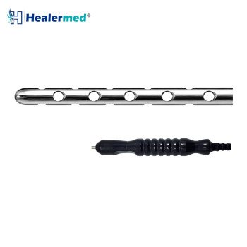 Harvester Both End Bevel Liposuction Cannula – Black Power Handle