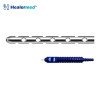Multi Port Harvester Both End Bevel liposuction cannula with Grooved Power Handle hub, German stainless steel