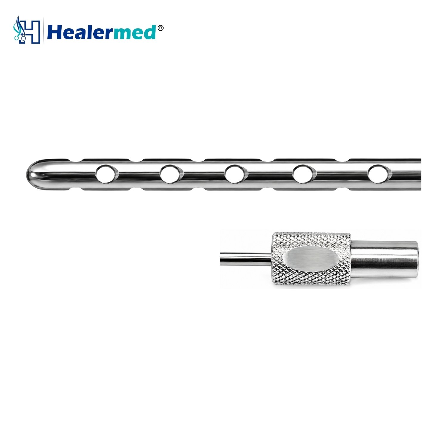 Multi Port Harvester Both End Bevel liposuction cannula with Lumsail Compatible hub, German stainless steel