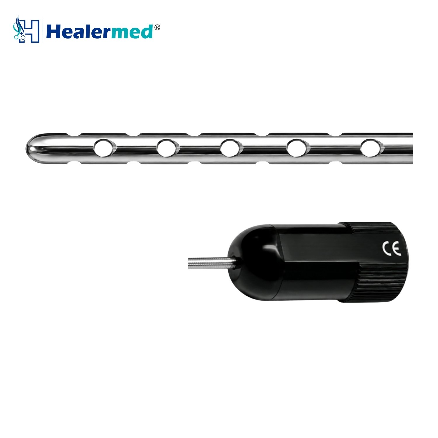 Multi Port Harvester Both End Bevel liposuction cannula with Super Luer Lock hub, German stainless steel