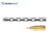 Multi Port Harvester Both End Bevel liposuction cannula with Threaded Fitting hub, German stainless steel