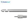 Candy Cane liposuction cannula with Lumsail Compatible hub, German stainless steel