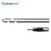 Candy Cane liposuction cannula with Stainless Steel Luer Lock hub, German stainless steel