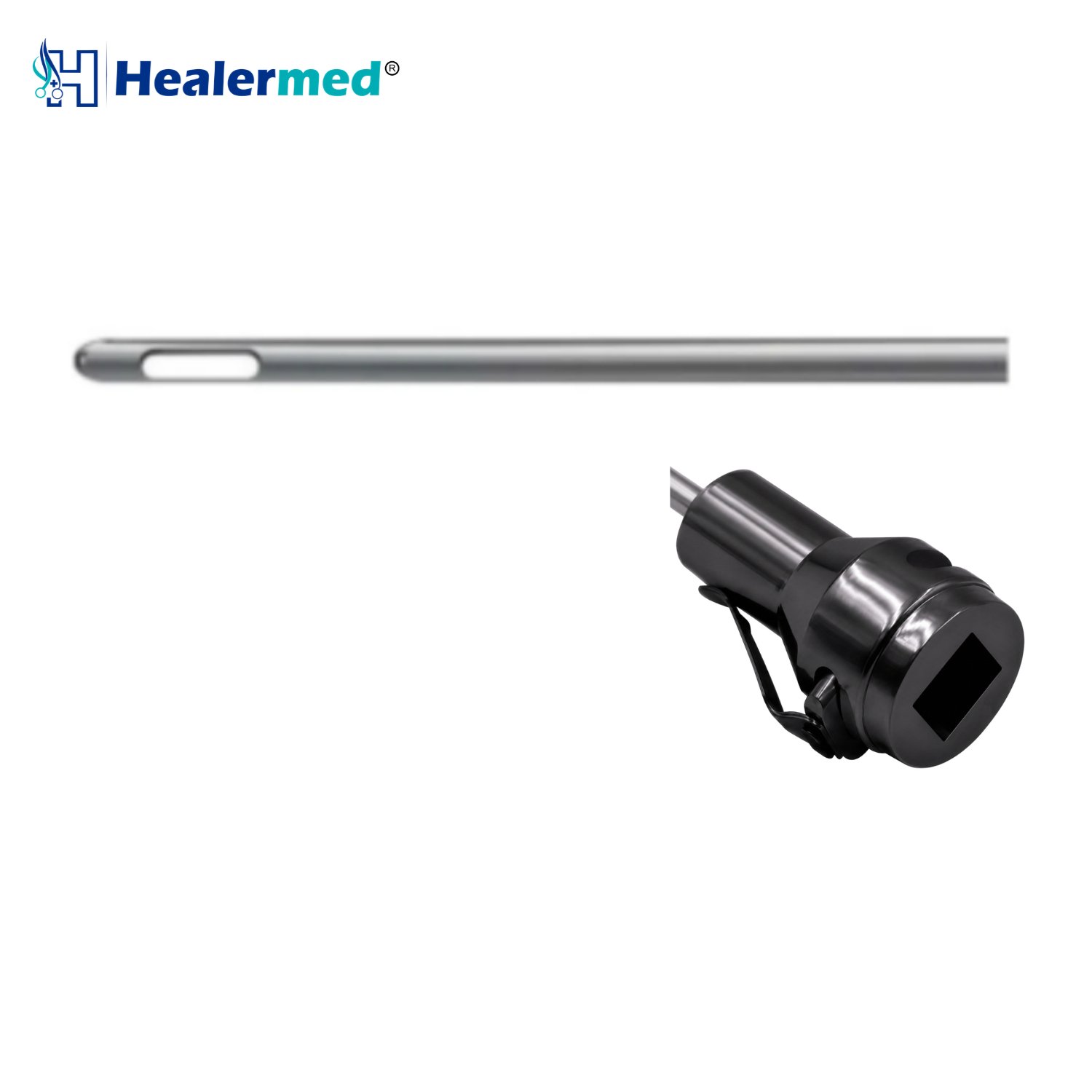 Cobra style round tip liposuction cannula, German stainless steel