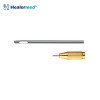 Threaded fitting Cobra round tip liposuction cannula, German stainless steel