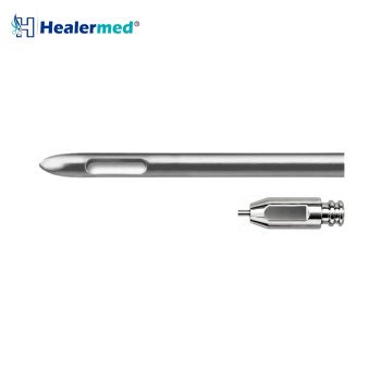 Cobra Two Port Cannula Stainless Luer Lock