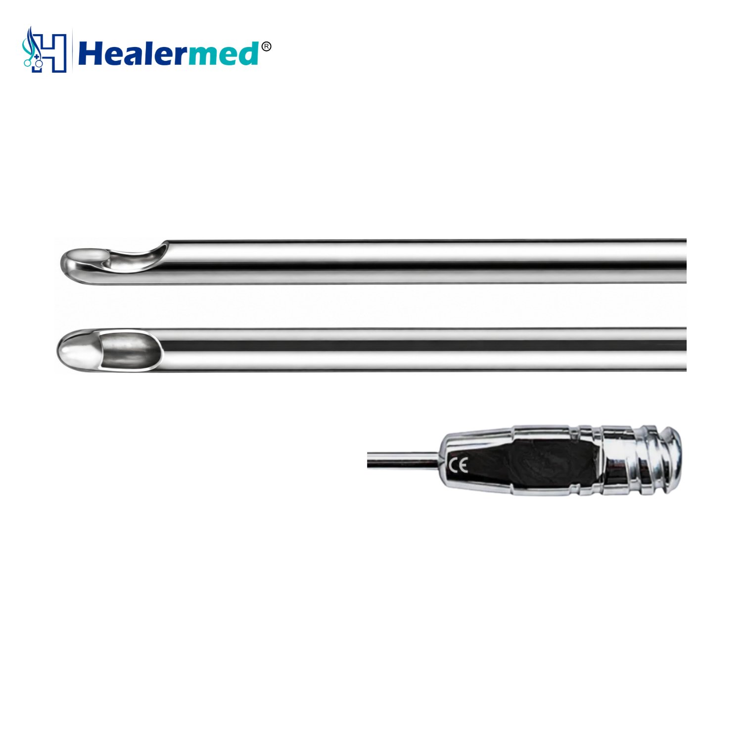 Coleman spoon tip injector cannula with scooped tip, German stainless steel