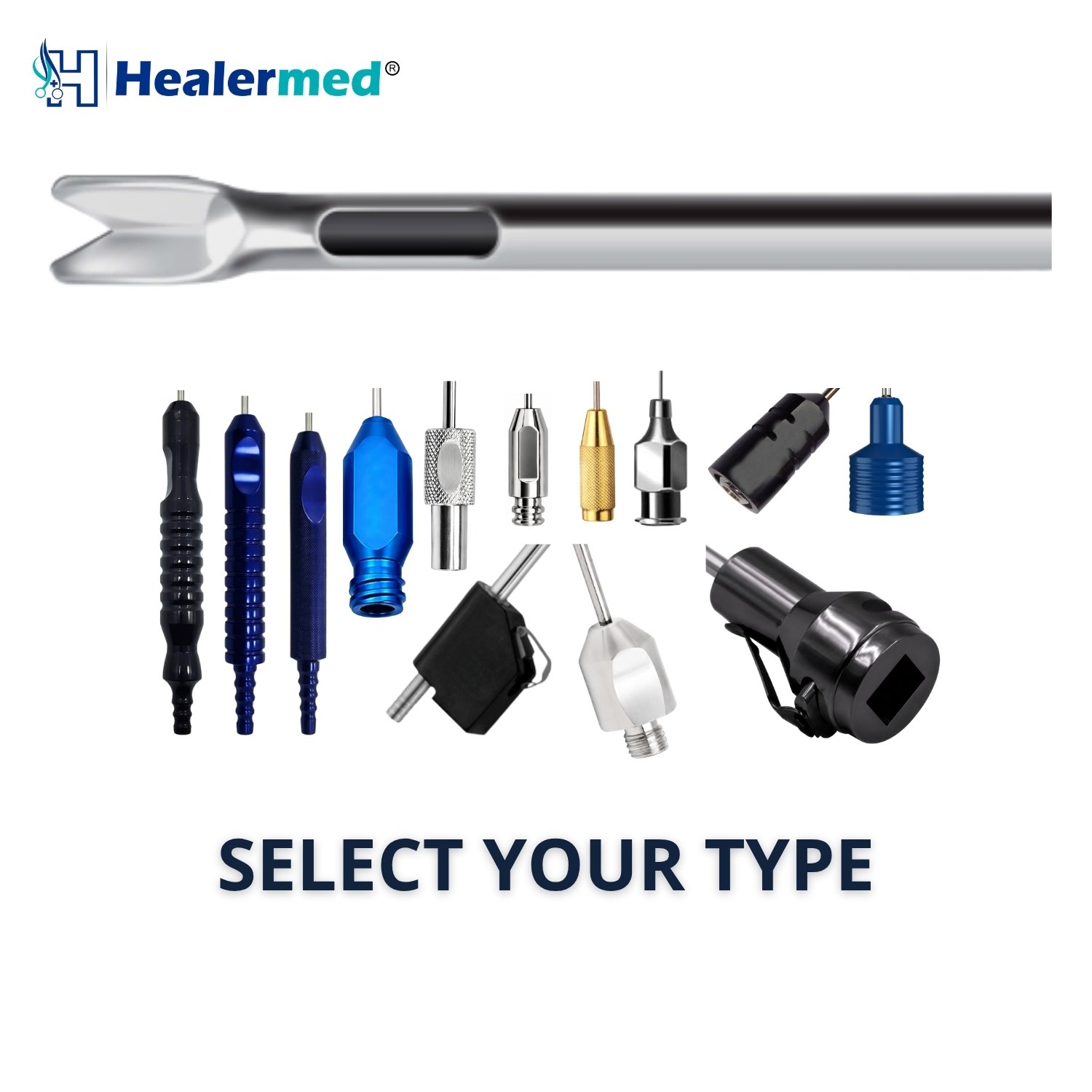 Deep sharp cut dissector liposuction cannula with sharpened cutting edge, German stainless steel