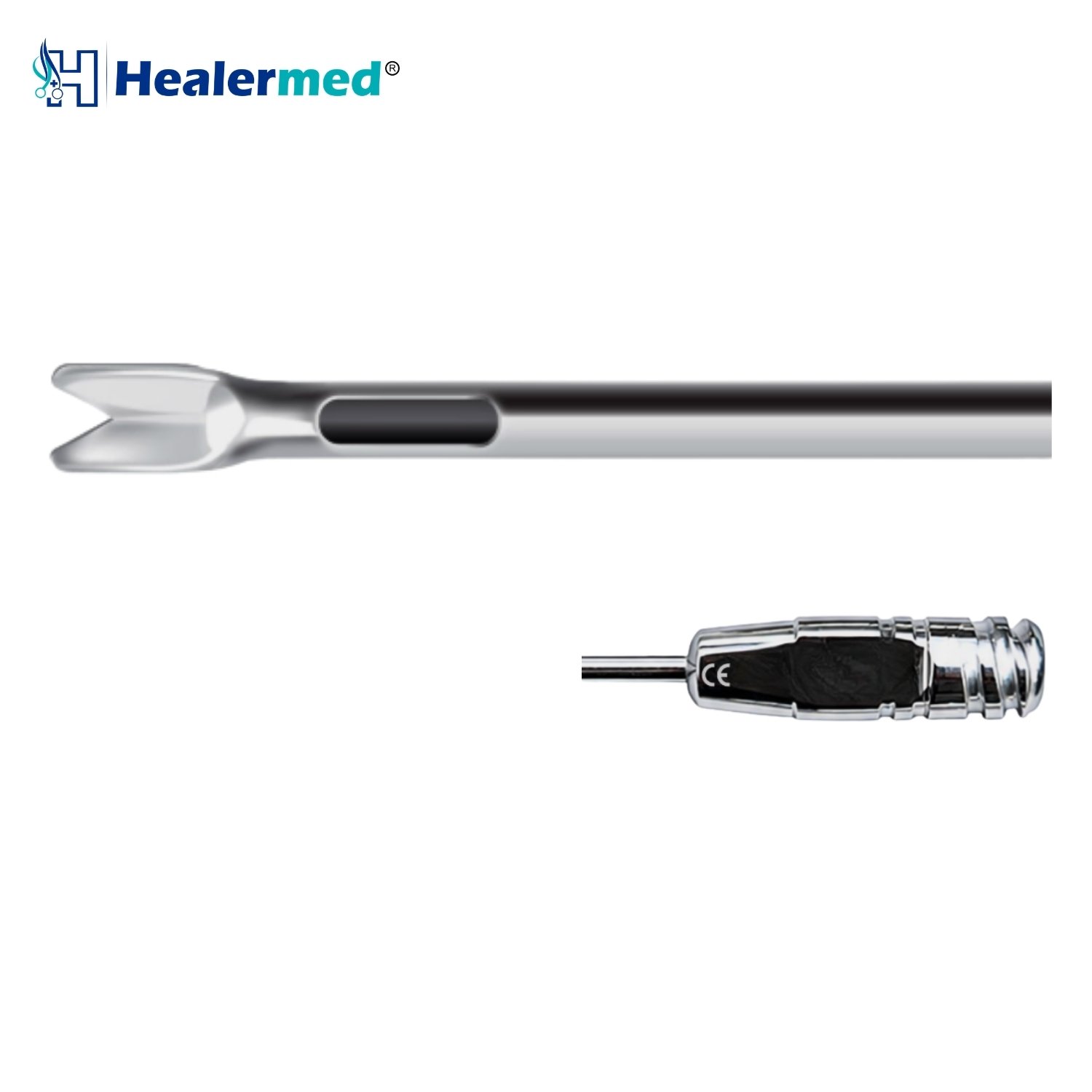 Deep Sharp Cut Dissector liposuction cannula with Stainless Steel Luer Lock hub, German stainless steel