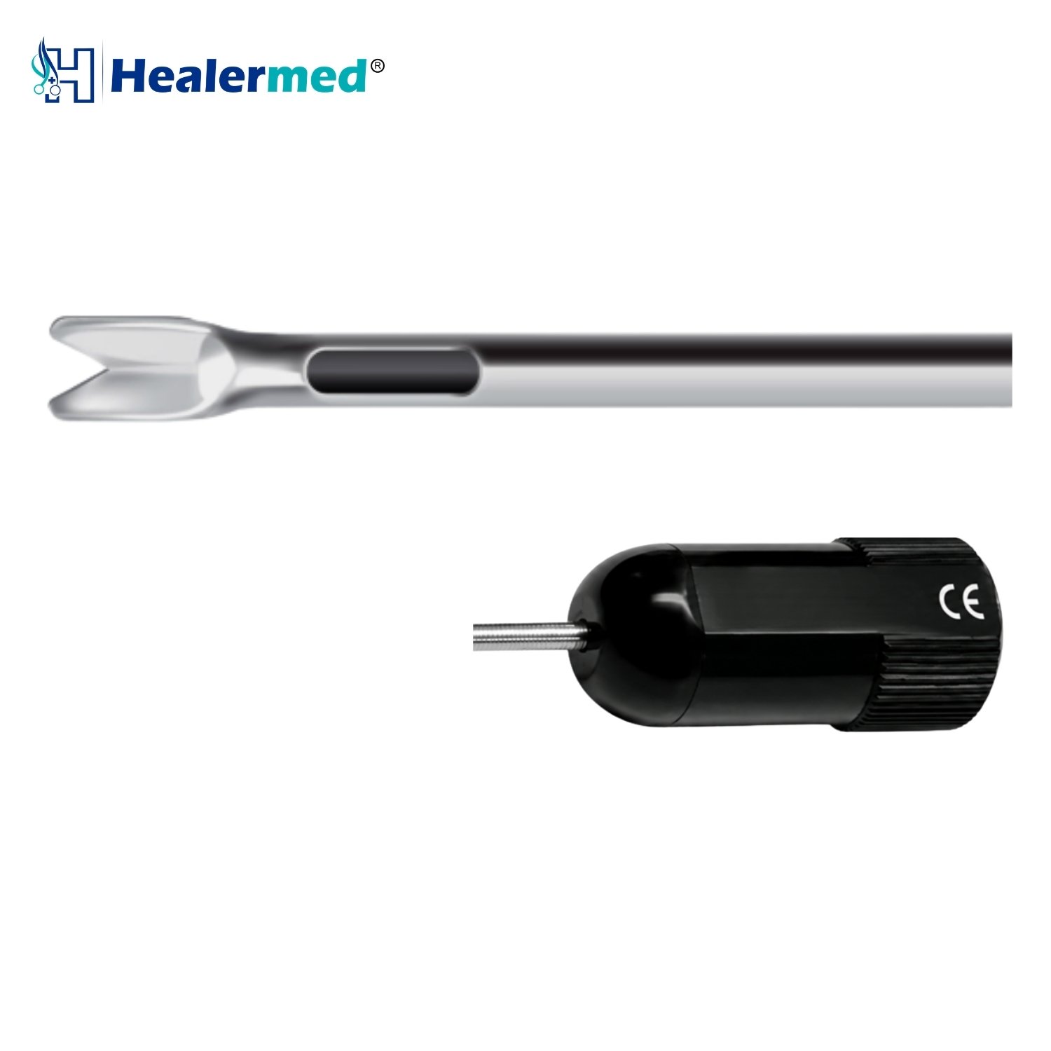 Deep Sharp Cut Dissector liposuction cannula with Super Luer Lock hub, German stainless steel