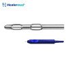 Double Basket Becker Liposuction cannula with Fixed Power Handle hub, German stainless steel