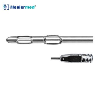 Double Basket Becker Liposuction Cannula – Stainless Steel Luer Lock