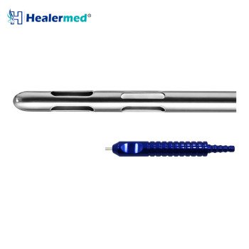 Double Mercedes Six Port Liposuction Cannula – Grooved Power Handle